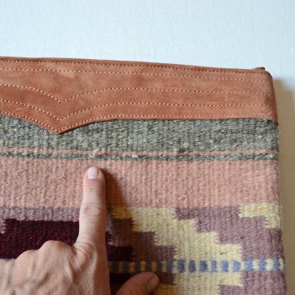 Vtg Aztec Print Shoulder Bag - Picture 12 of 13